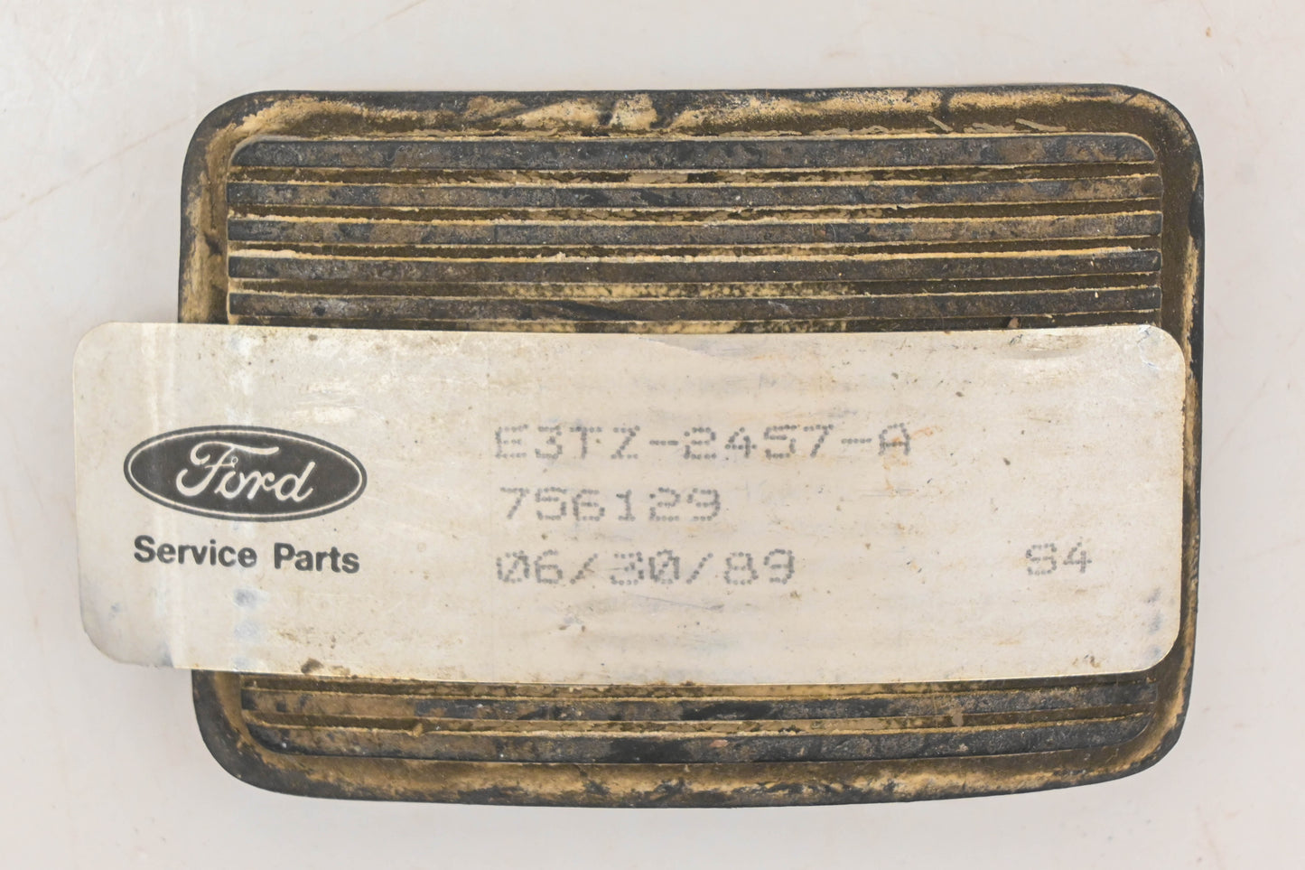 New OEM Ford E3TZ-2457-A Pedal Rubber Pad NOS