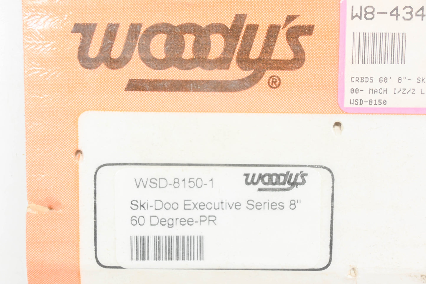 Woody's WSD-8150-1 Ski-Doo Executive Series 8" Carbide Runner Kit NOS