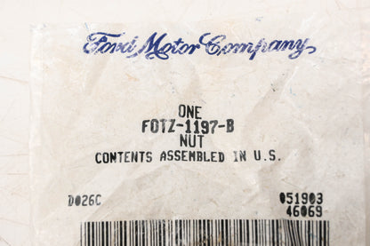New OEM Ford FOTZ-1197-B Axle Nut NOS