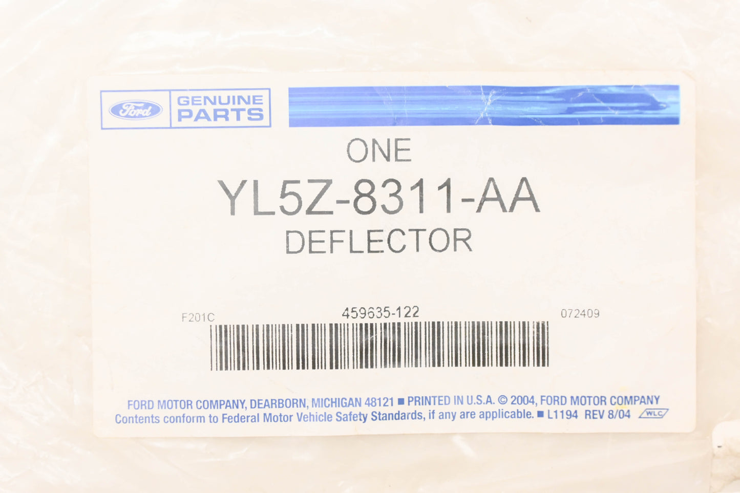New OEM Ford YL5Z-8311-AA Left Radiator Air Deflector NOS
