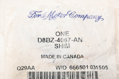 New OEM Ford D8BZ-4067-AN Shim NOS