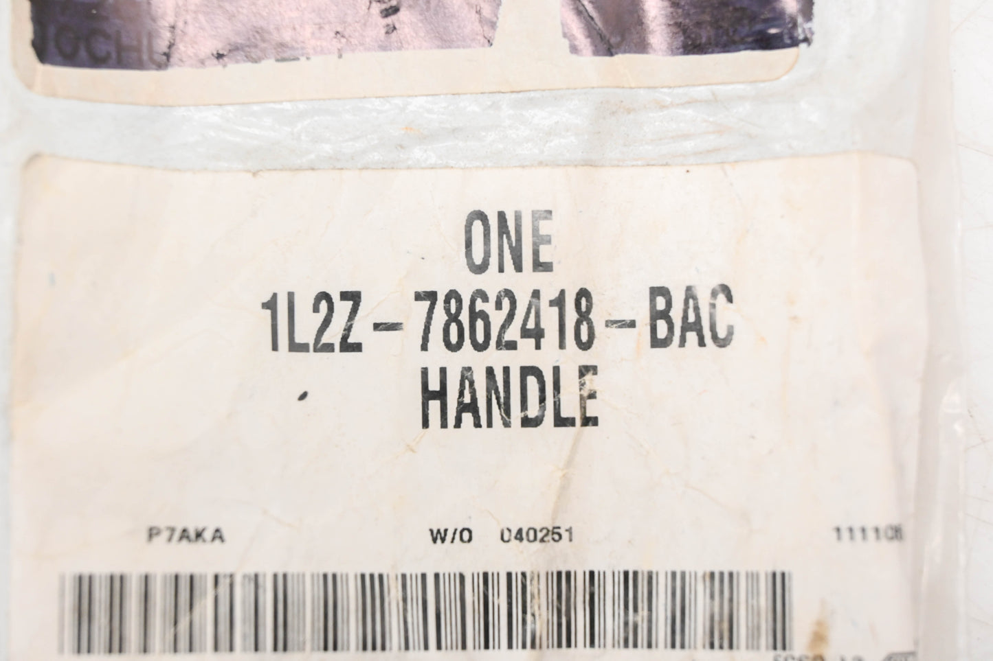 New OEM Ford 1L2Z-7862418-BAC Seat Back Adjusting Handle NOS