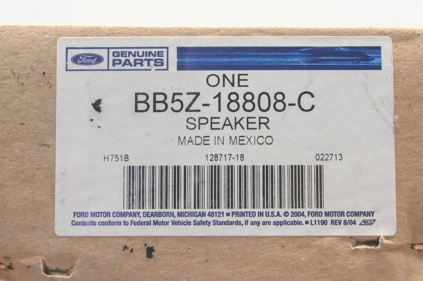 New OEM Ford BB5Z-18808-C, BB5T-18808-CB Door Speaker 24w 4ohm Assembly NOS