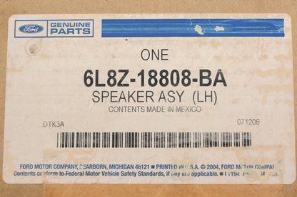New OEM Ford 6L8Z-18808-BA, 6L8T-19A067-BA Left Door Tweeter Speaker Assembly NOS