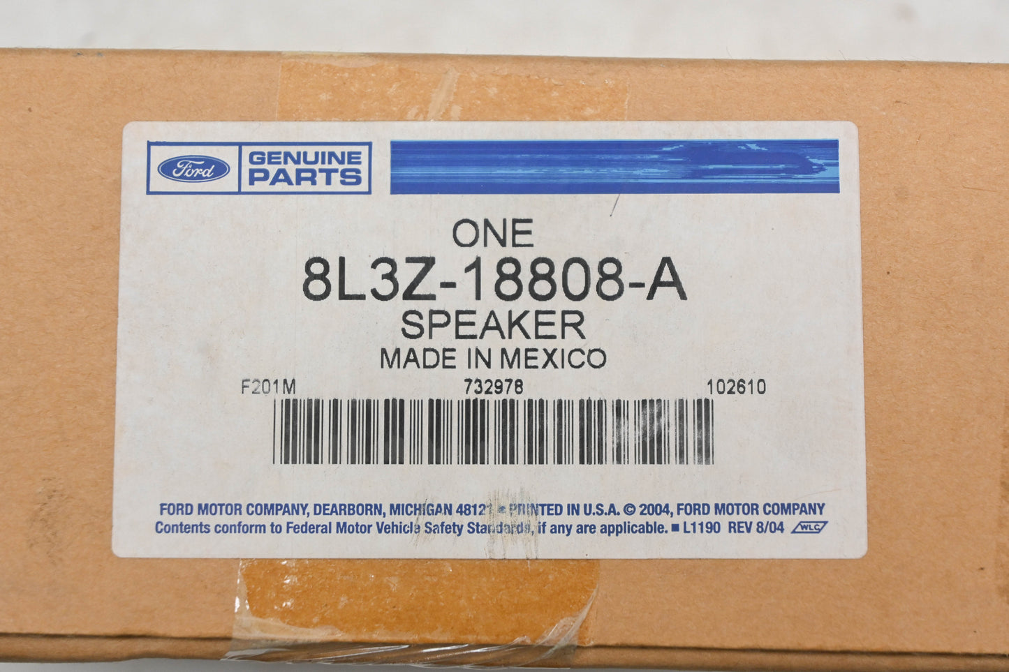 New OEM Ford 8L3Z-18808-A, 8L3T-18808-AA Door Speaker 50w 4ohm Assembly NOS