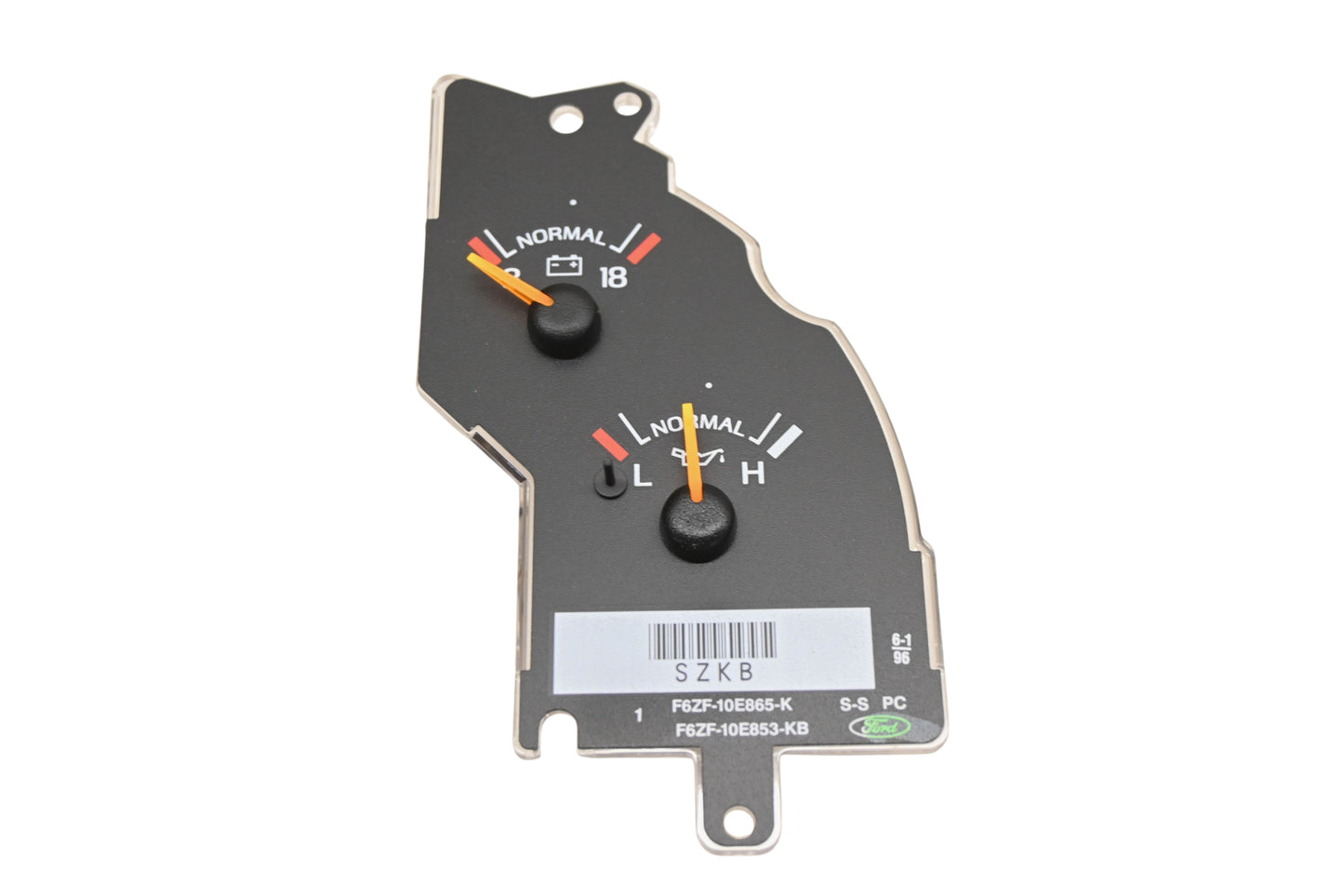 New OEM Ford F6ZZ-10850-AA, F6ZF-10E865-K, F6ZF-10E865-KA Charge Indicator Oil Pressure Gauge NOS