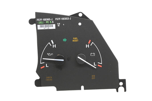 New OEM Ford F57Z-10850-A, F57F-10E853-J, F57F-10E865-J Charge Indicator Oil Pressure Gauge NOS