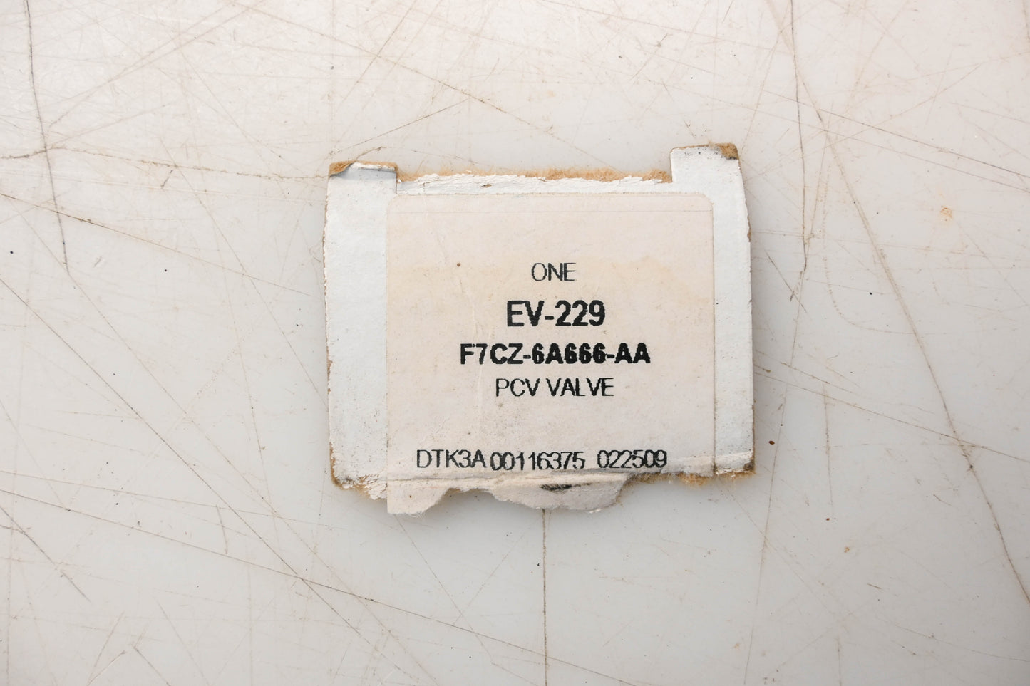 New OEM Motorcraft EV-229, F7CZ-6A666-AA PCV Valve Assembly NOS