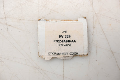 New OEM Motorcraft EV-229, F7CZ-6A666-AA PCV Valve Assembly NOS