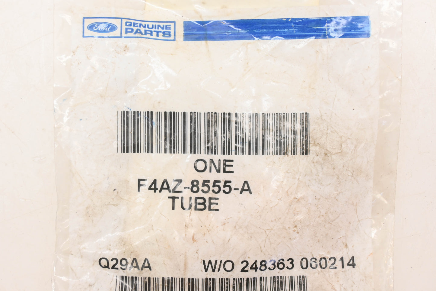 New OEM Ford F4AZ-8555-A Bypass Tube NOS