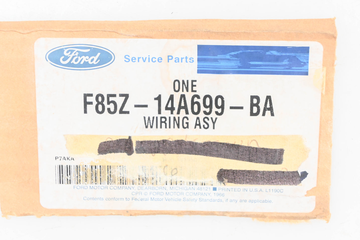 New OEM Ford F85Z-14A699-BA Front Left Seat Wiring Harness NOS