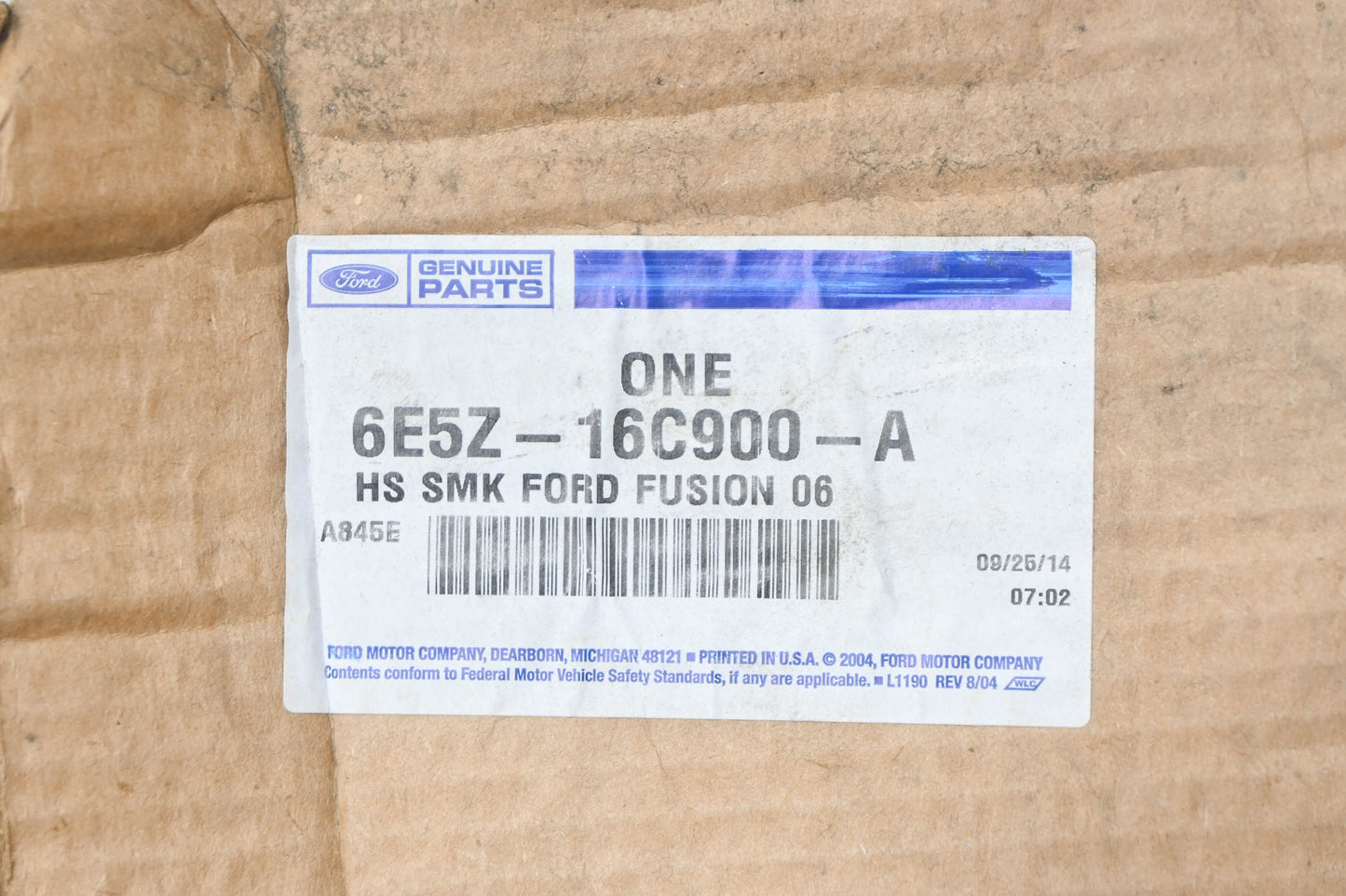 New OEM Ford 6E5Z-16C900-A Hood Air Deflector Kit NOS