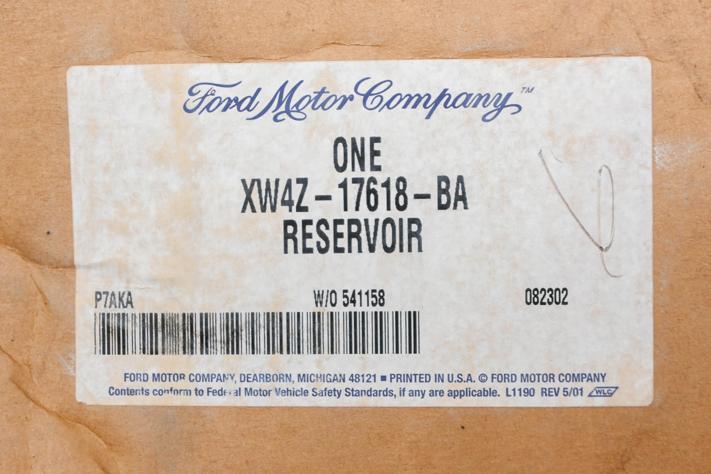 New OEM Ford XW4Z-17618-BA Wiper Washer Reservoir Assembly NOS