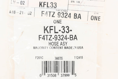 New OEM Motorcraft KLF-33, F4TZ-9324-BA, KLF33 Fuel Hose NOS