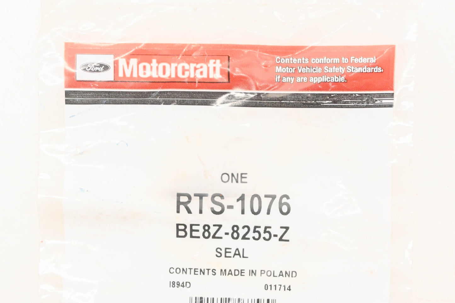 New OEM Motorcraft RTS-1076, BE8Z-8255-Z, RTS1076 Thermostat Seal Gasket NOS