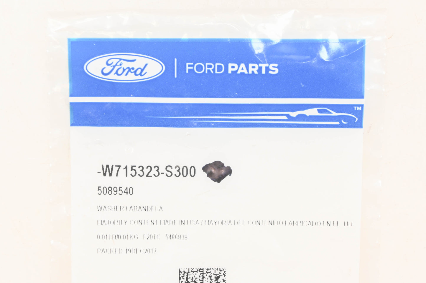 New OEM Ford W715323-S300 Oil Inlet Tube Gasket Washer NOS