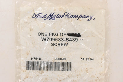 New OEM Ford W709633-S439 Support Bracket Bolt With Washer NOS