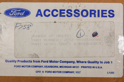 New OEM Ford 1L5Z-9928550-RA Tonneau Cover Release Cable NOS