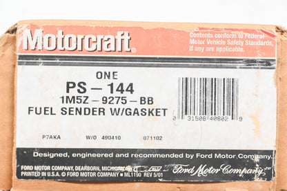 New OEM Motorcraft PS-144, 1M5Z-9275-BB, PS144 Fuel Level Sender Unit NOS