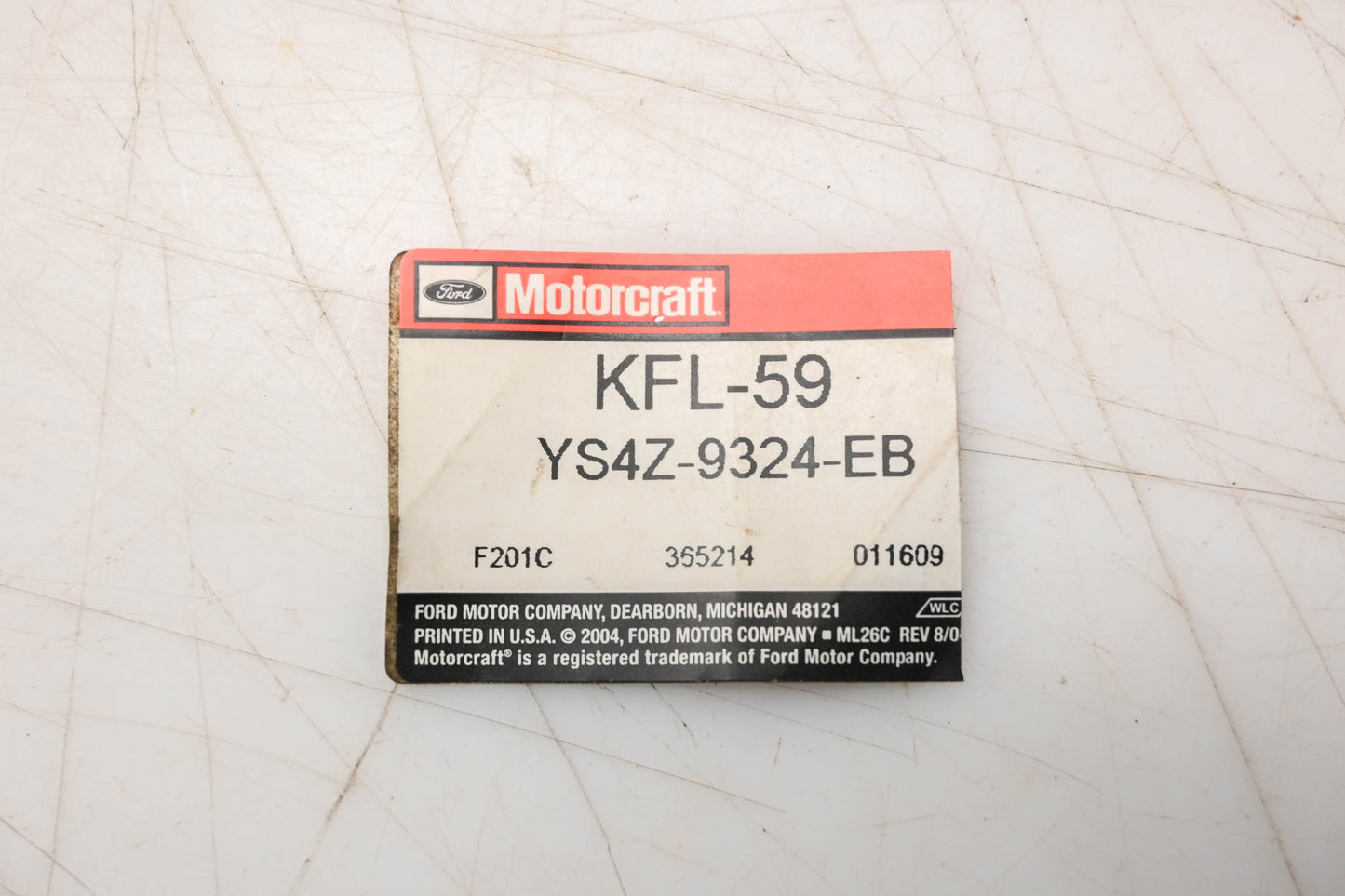 New OEM Motorcraft KFL-59, YS4Z-9324-EB 10.5" Vent Hose NOS