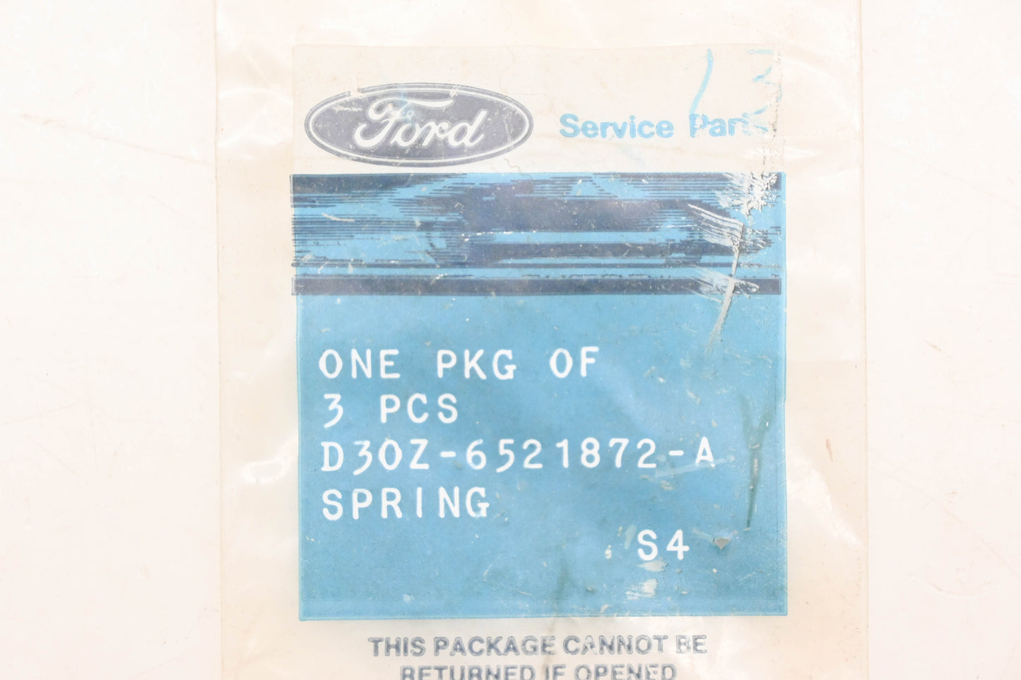 New OEM Ford D30Z-6521872-A Springs Qty 3 NOS