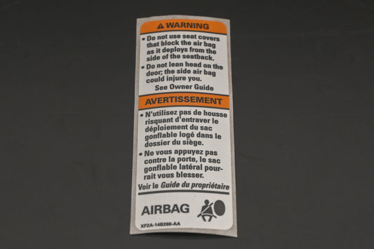 New OEM Ford XF2A-14B266-AA Warning Decal NOS