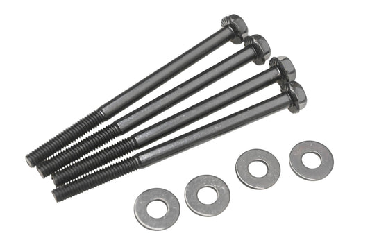Aftermarket AW015-26 Black M6x90-30 Hex Flange Bolts With Washers Qty 4 NOS