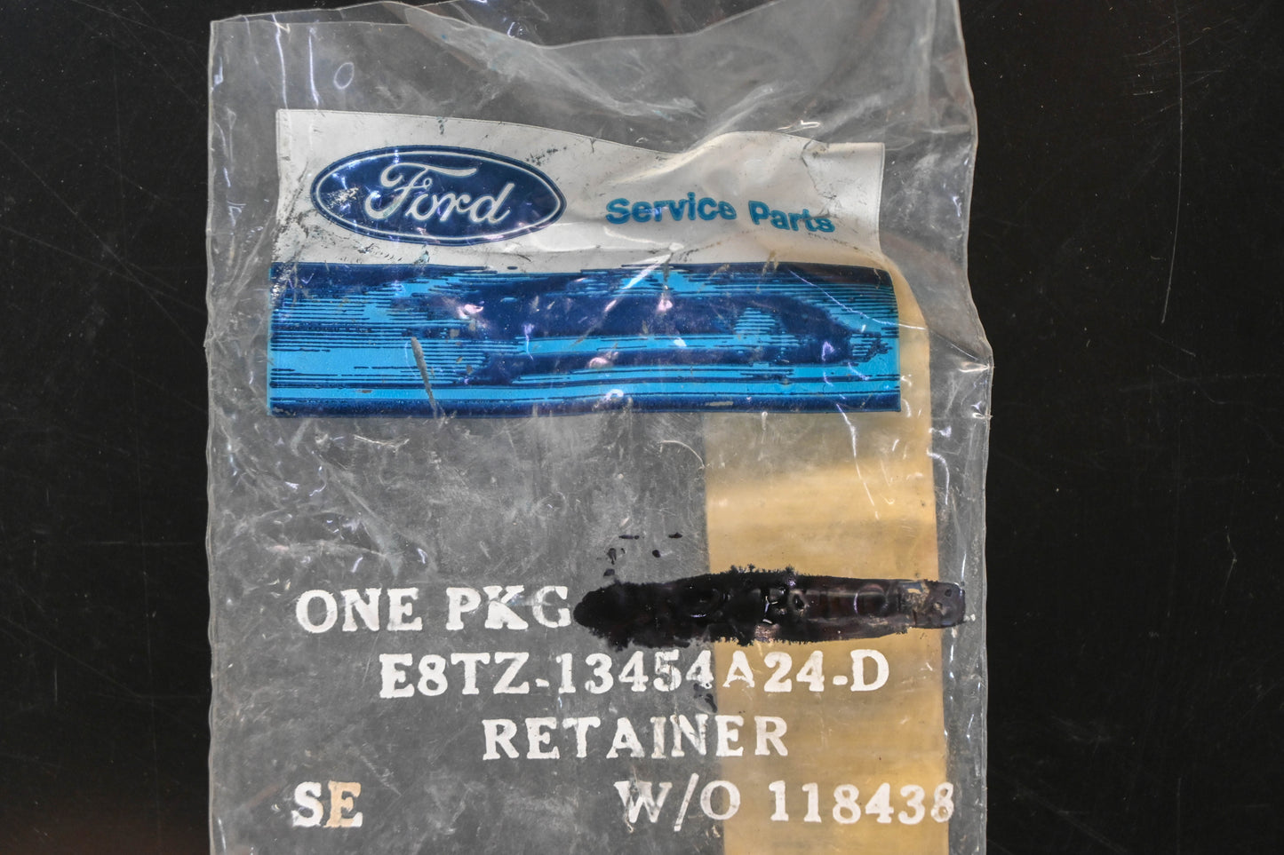 New OEM Ford E8TZ-13454A24-D Red Retainer Bracket NOS
