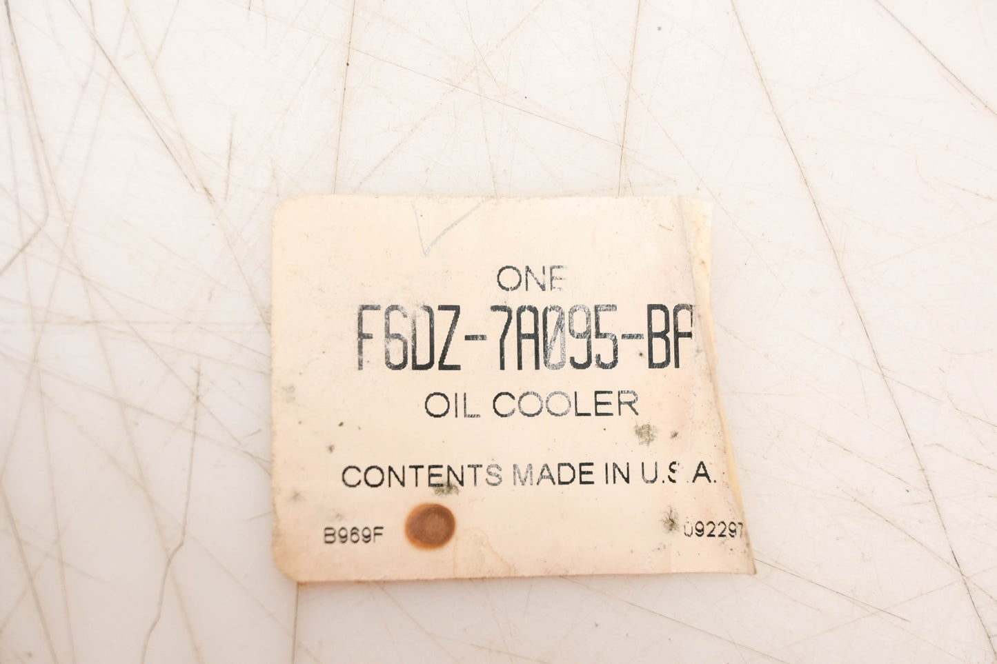 New OEM Ford F6DZ-7A095-BA Oil Cooler Assembly NOS