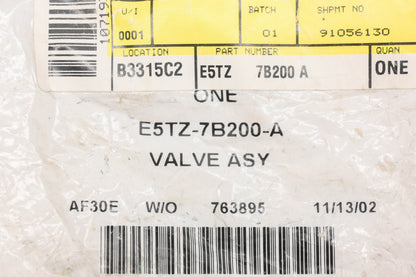 New OEM Ford E5TZ-7B200-A Vacuum Regulator Valve Assembly NOS