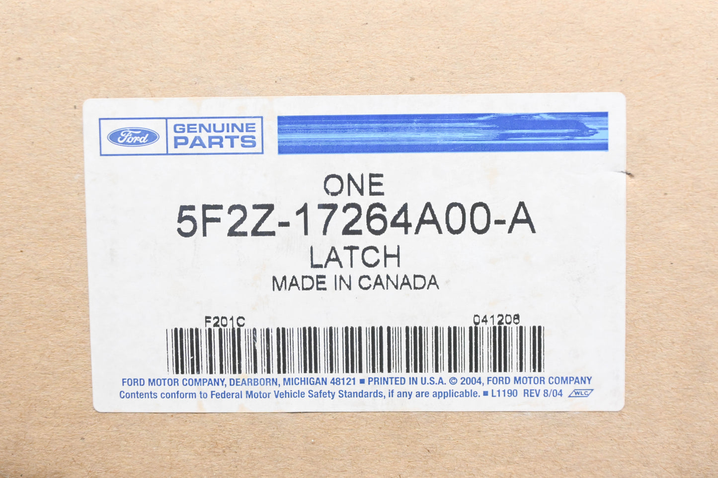 New OEM Ford 5F2Z-17264A00-A Sliding Door Latch Assembly NOS