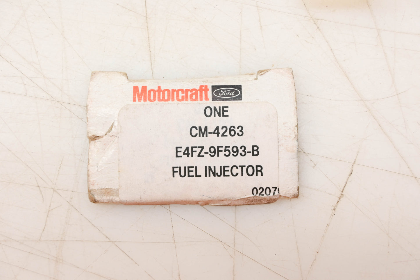 New OEM Motorcraft CM-4263, E4FZ-9F593-B Fuel Injector Assembly NOS