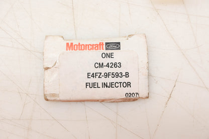 New OEM Motorcraft CM-4263, E4FZ-9F593-B Fuel Injector Assembly NOS