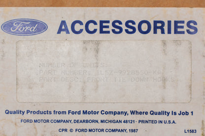 New OEM Ford 1L5Z-9928550-KA Front Tie Down Hook NOS