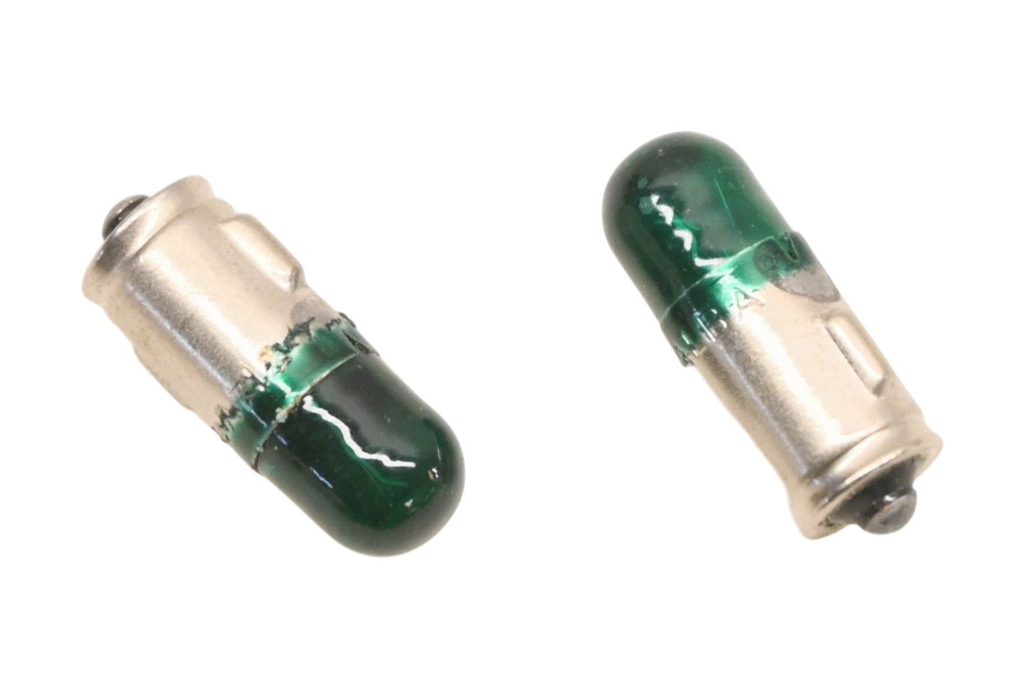 New OEM Ford E7RY-13466-G Green Interior Bulbs Qty 2 NOS