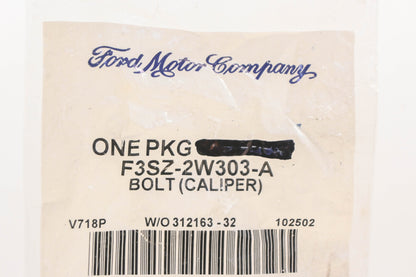 New OEM Ford F3SZ-2W303-A Brake Caliper Bolt NOS