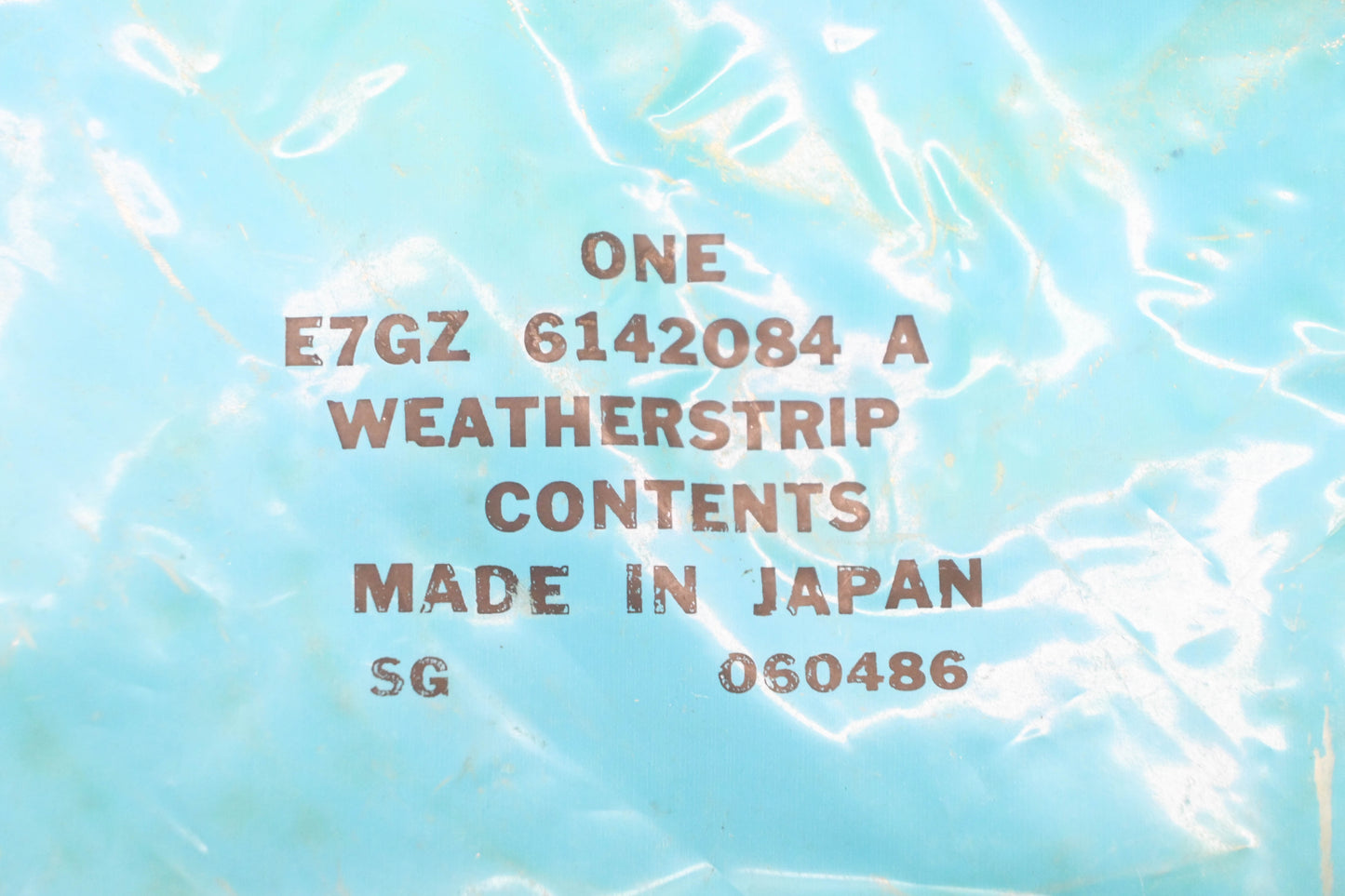 New OEM Ford E7GZ-6142084-A Weatherstrip NOS