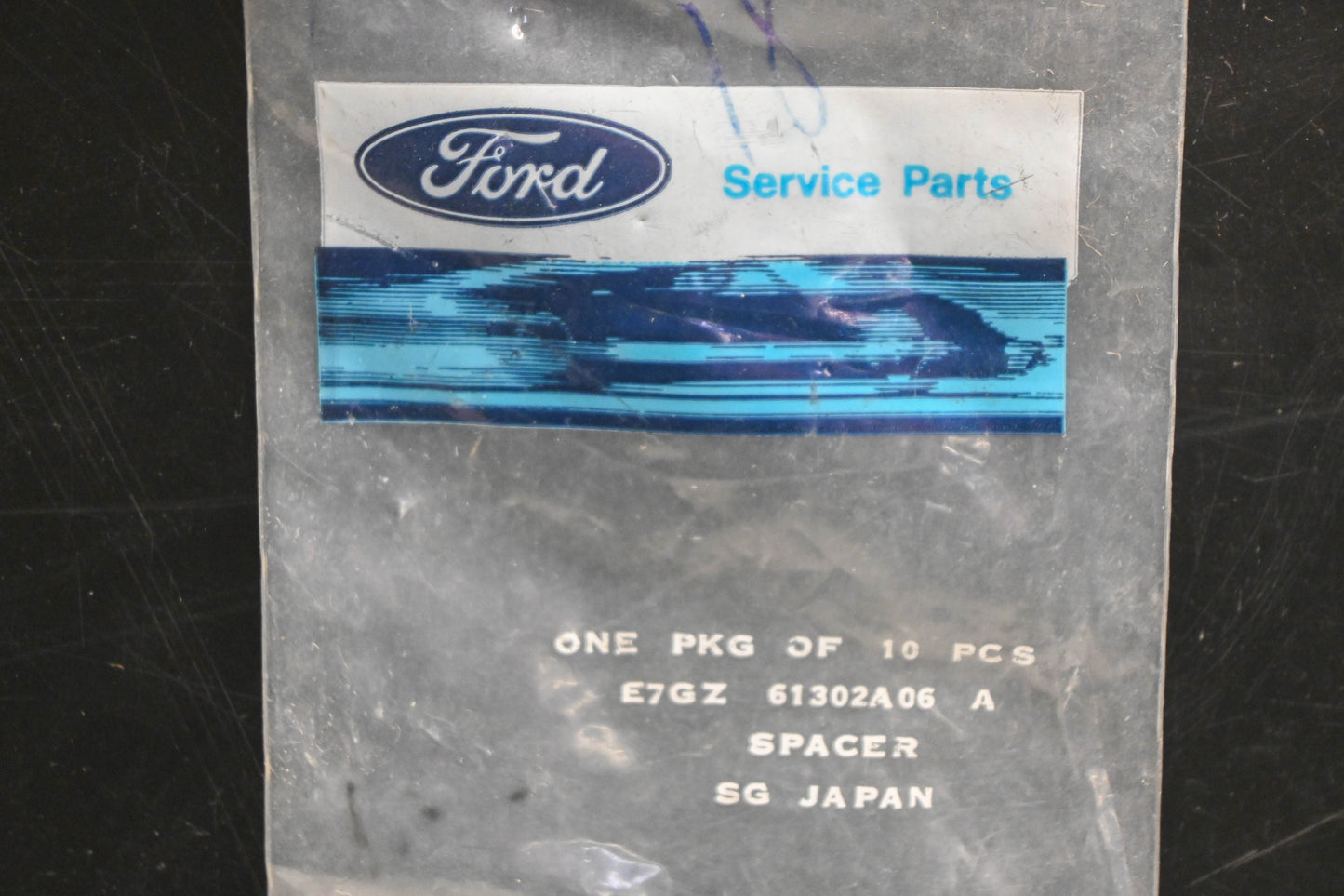 New OEM Ford E7GZ-61302A06-A Quarter Window Latch Spacers Qty 10 NOS