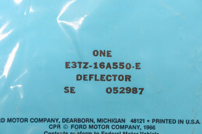 New OEM Ford E3TZ-16A550-E Ranger Splash Shield Cover Deflector NOS
