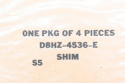 New OEM Ford D8HZ-4536-E Rear Differential Shims Qty 4 NOS