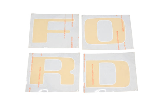 New OEM Ford E1TZ-9942528-AT Chamois Tan Letter Decal Kit NOS