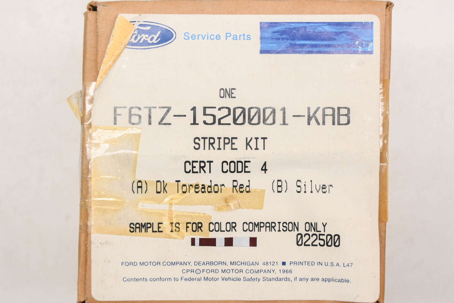 New OEM Ford F6TZ-1520001-KAB Left Side Stripe Decal Kit NOS