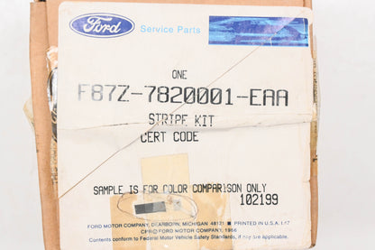 New OEM Ford F87Z-7820001-EAA Left Side Stripe Decal Kit NOS