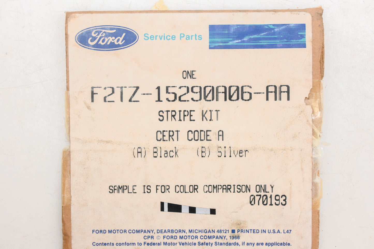 New OEM Ford F2TZ-15290A06-AA Stripe Decal Kit NOS