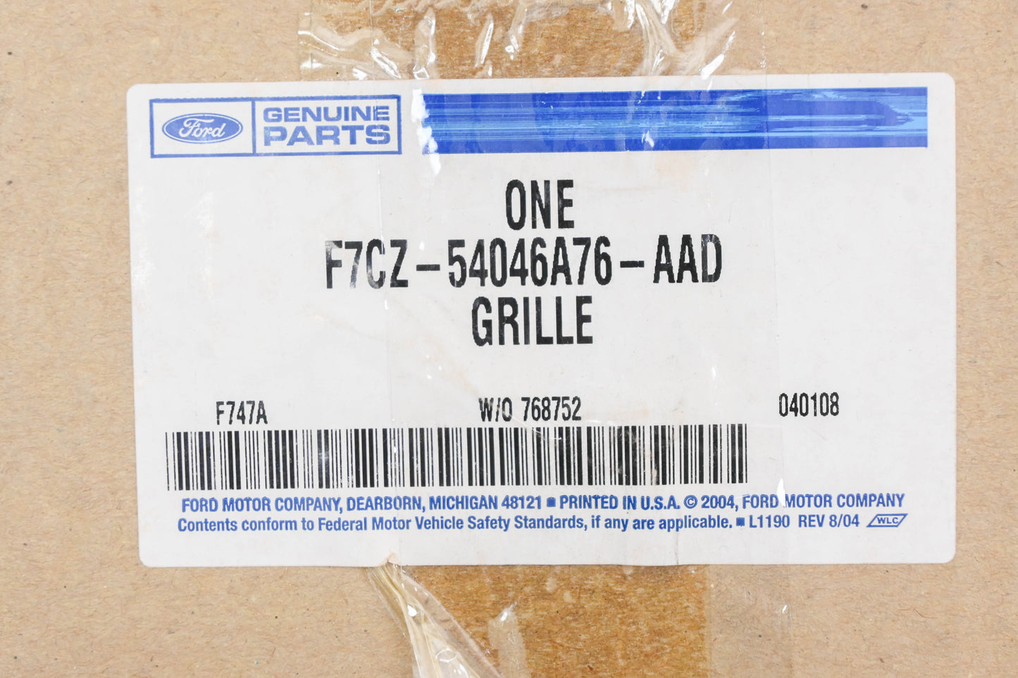 New OEM Ford F7CZ-54046A76-AAD, 5L14-7822678-AAW Front Right Upper Defroster Vent NOS