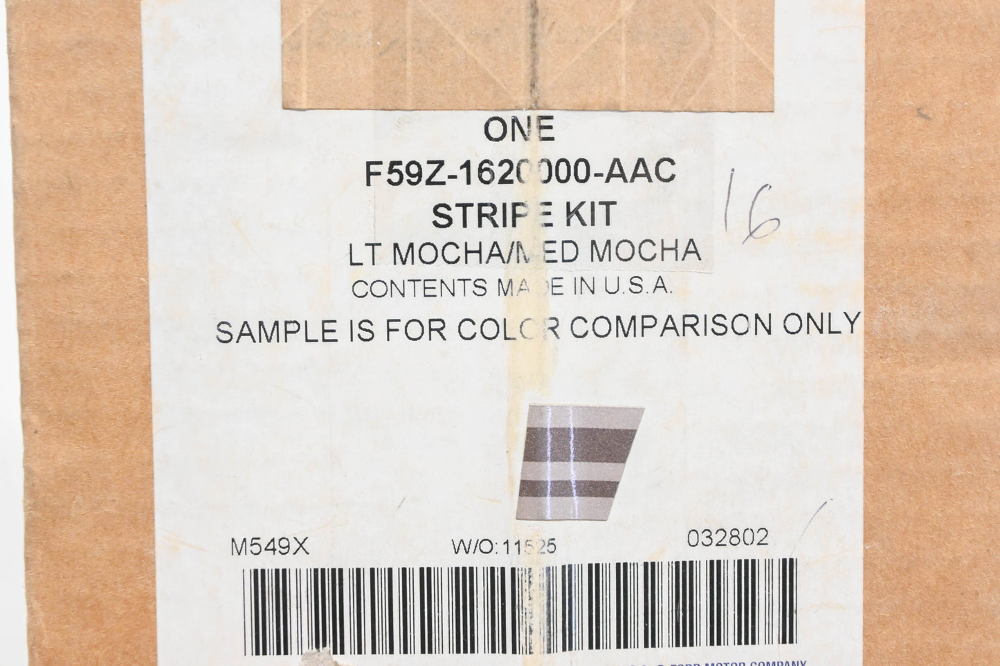New OEM Ford F59Z-1620000-AAC Stripe Decal Kit NOS