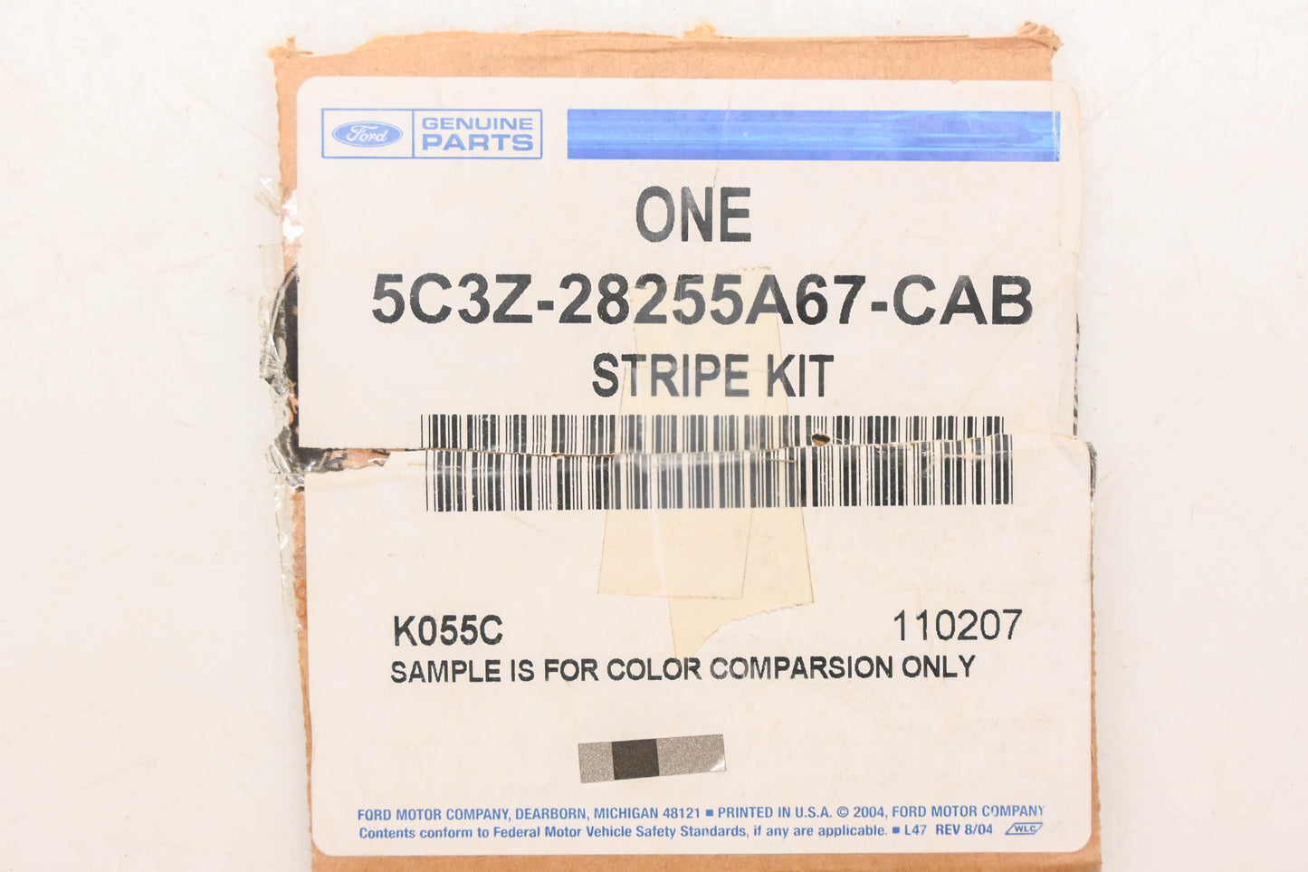 New OEM Ford 5C3Z-28255A67-CAB Left Side Stripe Decal NOS