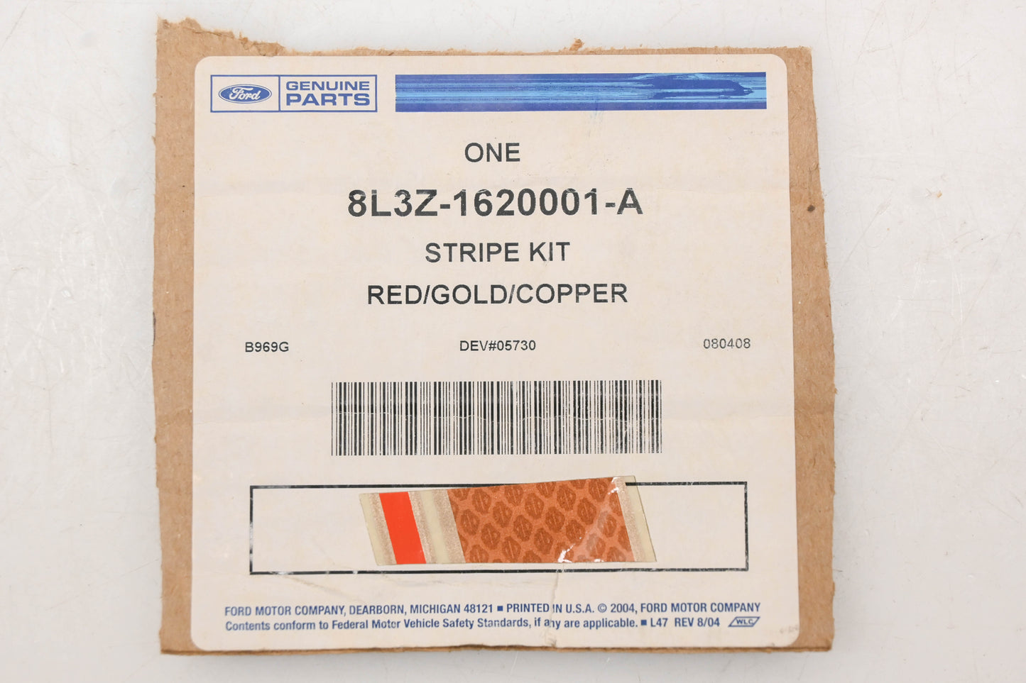 New OEM Ford 8L3Z-1620001-A Left Side Stripe Decal Kit NOS
