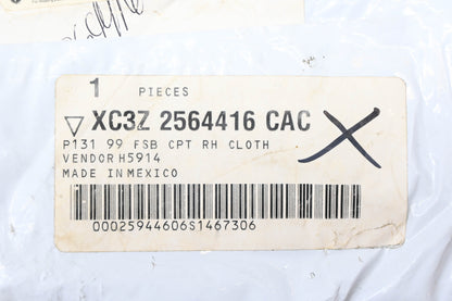 New OEM Ford XC3Z-2564416-CAC Front Right Seat Back Cover Assembly NOS