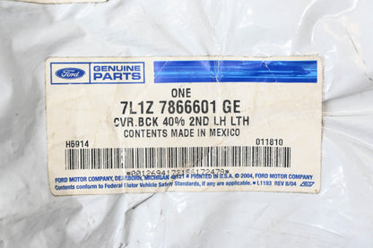 New OEM Ford 7L1Z-7866601-GE Rear Left Seat Back Cover Assembly NOS